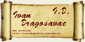Ivan Dragosavac vizit kartica